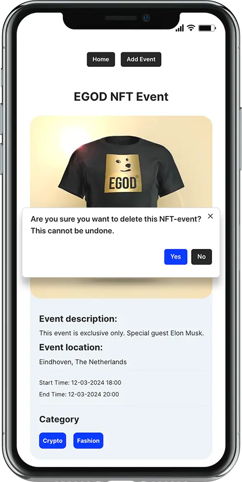 Splash screen Web Event Concept